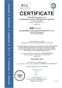 ISO Certificate 45001 2018 GB VR resize